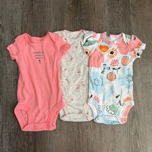 Carters Newborn Girl Bodysuit Bundle